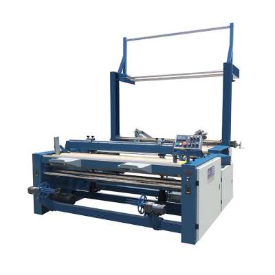 SUNTECH Automatic Ultrasonic Fabric Edge Align-ment hot knife fabric slitting machine